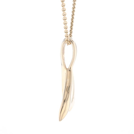 Whale Tail Necklaces Natural Gold Quartz and Nuggets Inlaid Pendant