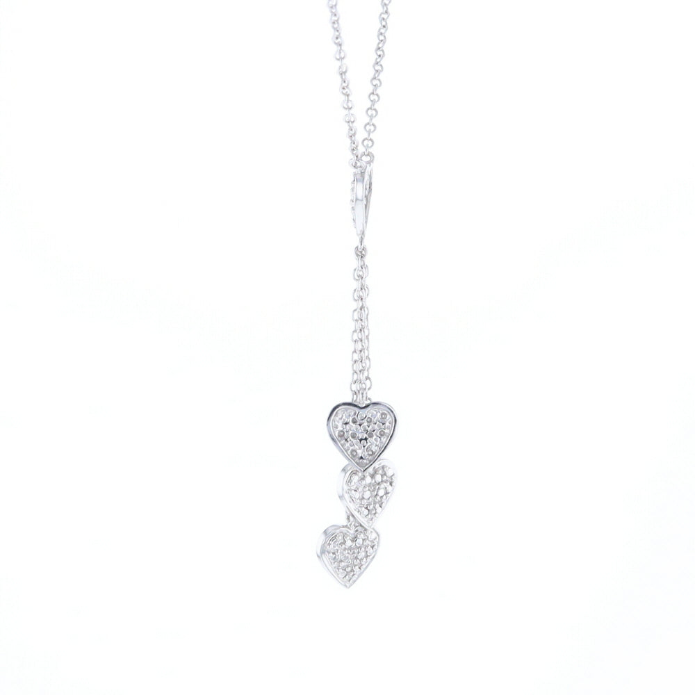 14K Triple Heart Necklace