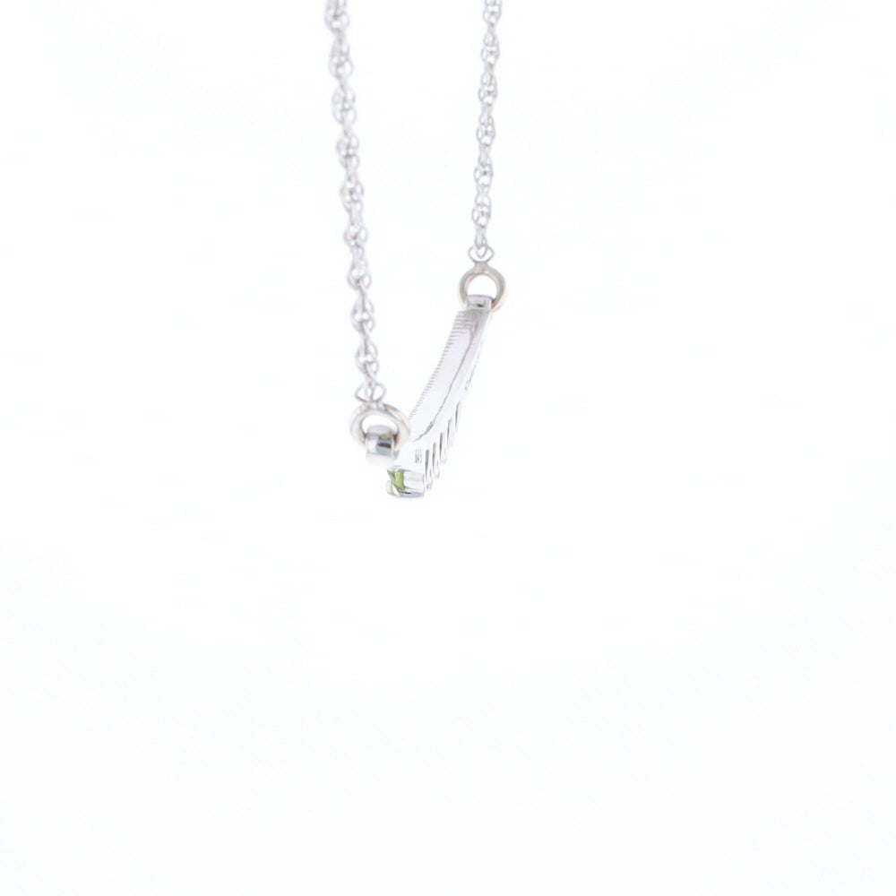 Peridot & Diamond Mother's Necklace