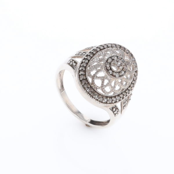 Open Work Filigree Design Ring