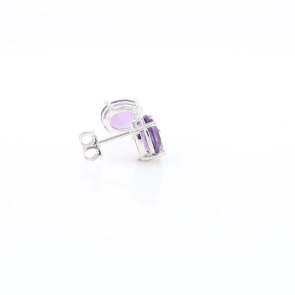 Amethyst Stud Earrings