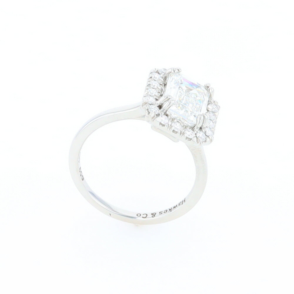 Emerald Cut Diamond Engagement Ring