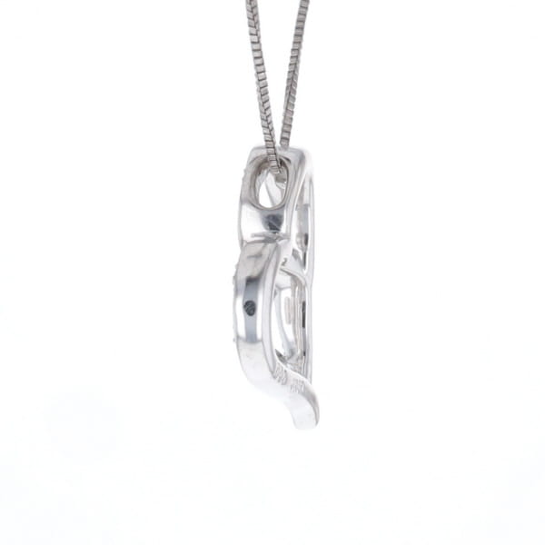 Double Heart Diamond Necklace