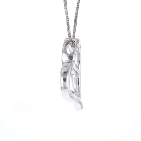 Double Heart Diamond Necklace