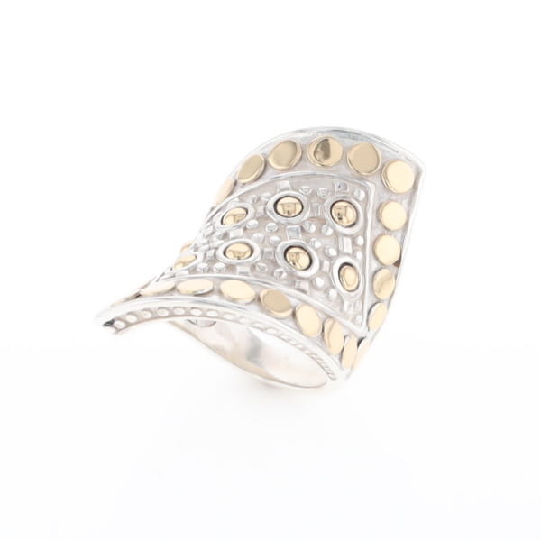 John Hardy Two-Tone Curved Ring