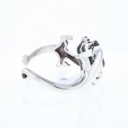 Sterling Silver Lizard Cuff Bracelet