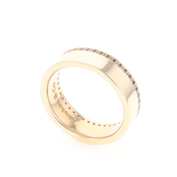 Men's Blue Sapphire Wedding Band Contemporary Design
