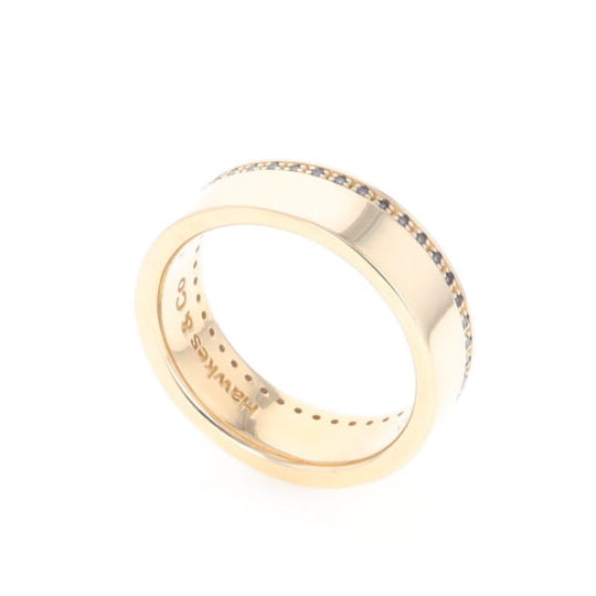 Men's Blue Sapphire Wedding Band Contemporary Design