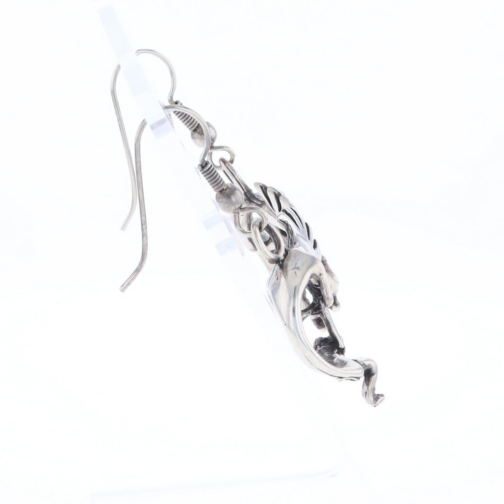 Silver Kokopelli Dangle Earrings