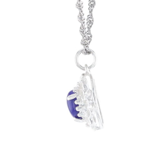 Silver Lapis Lazuli Pendant