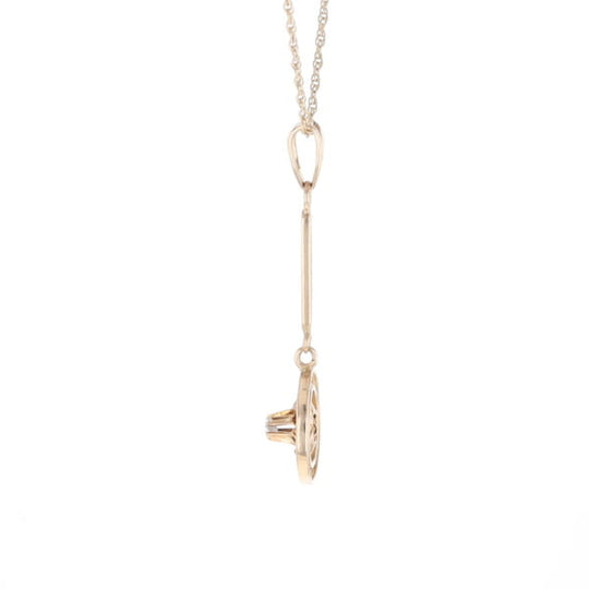 Buttercup Filigree Vintage Pendant