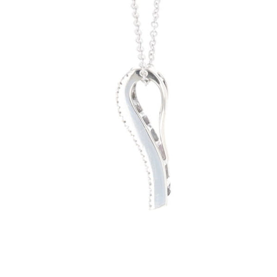 Multi-color Sapphire Necklace with Diamond Accents