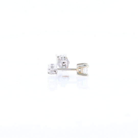 0.43ctw Princess Cut Diamond Stud Earrings