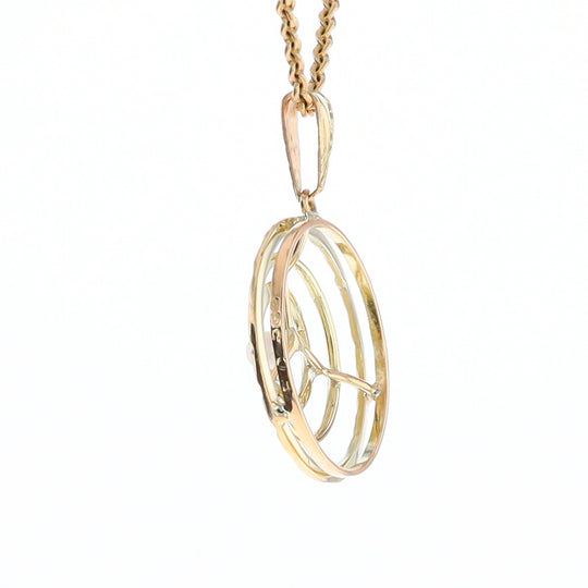 Three-Ring Pearl Pendant