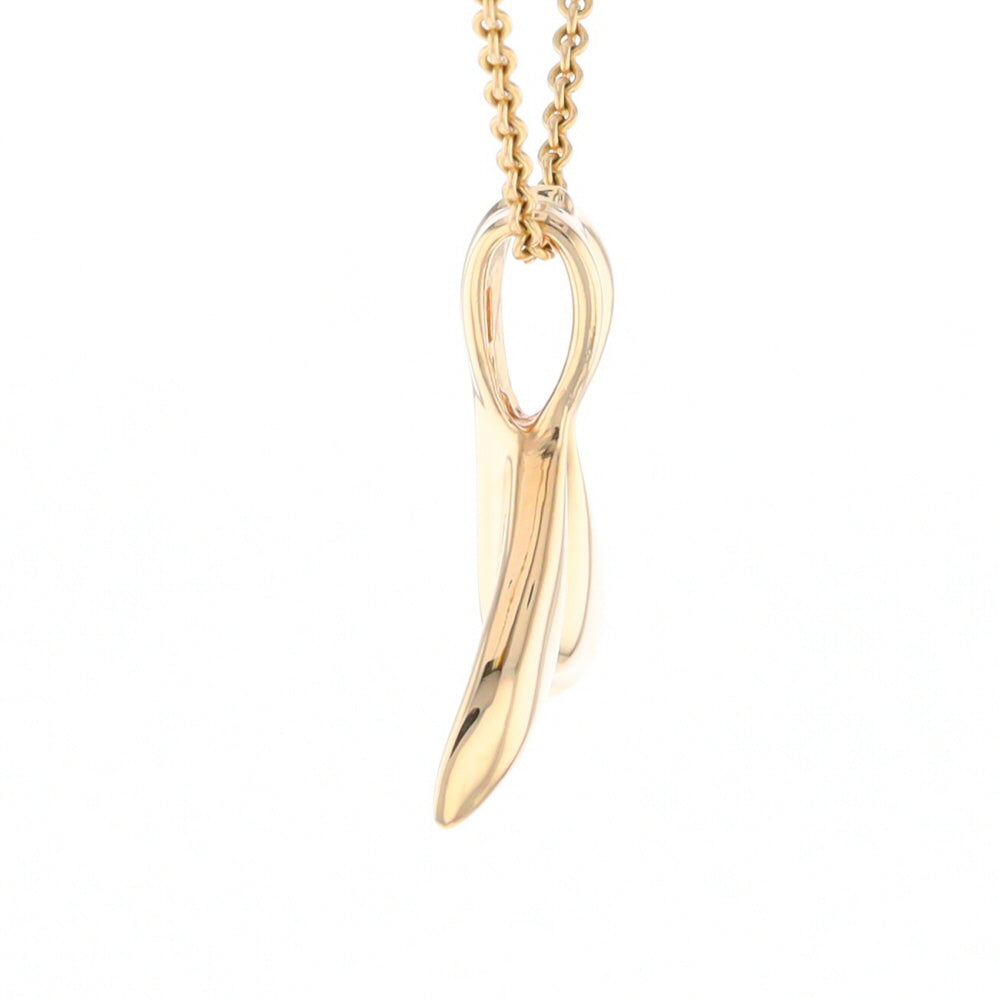 Whale Tail Natural Gold Quartz and Nuggets Inlaid Pendant