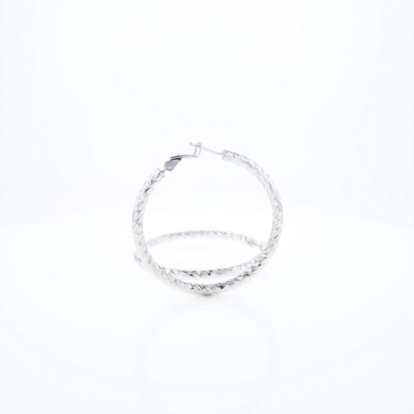 Diamond Cut Hoops