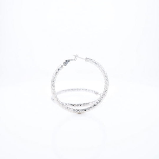 Diamond Cut Hoops