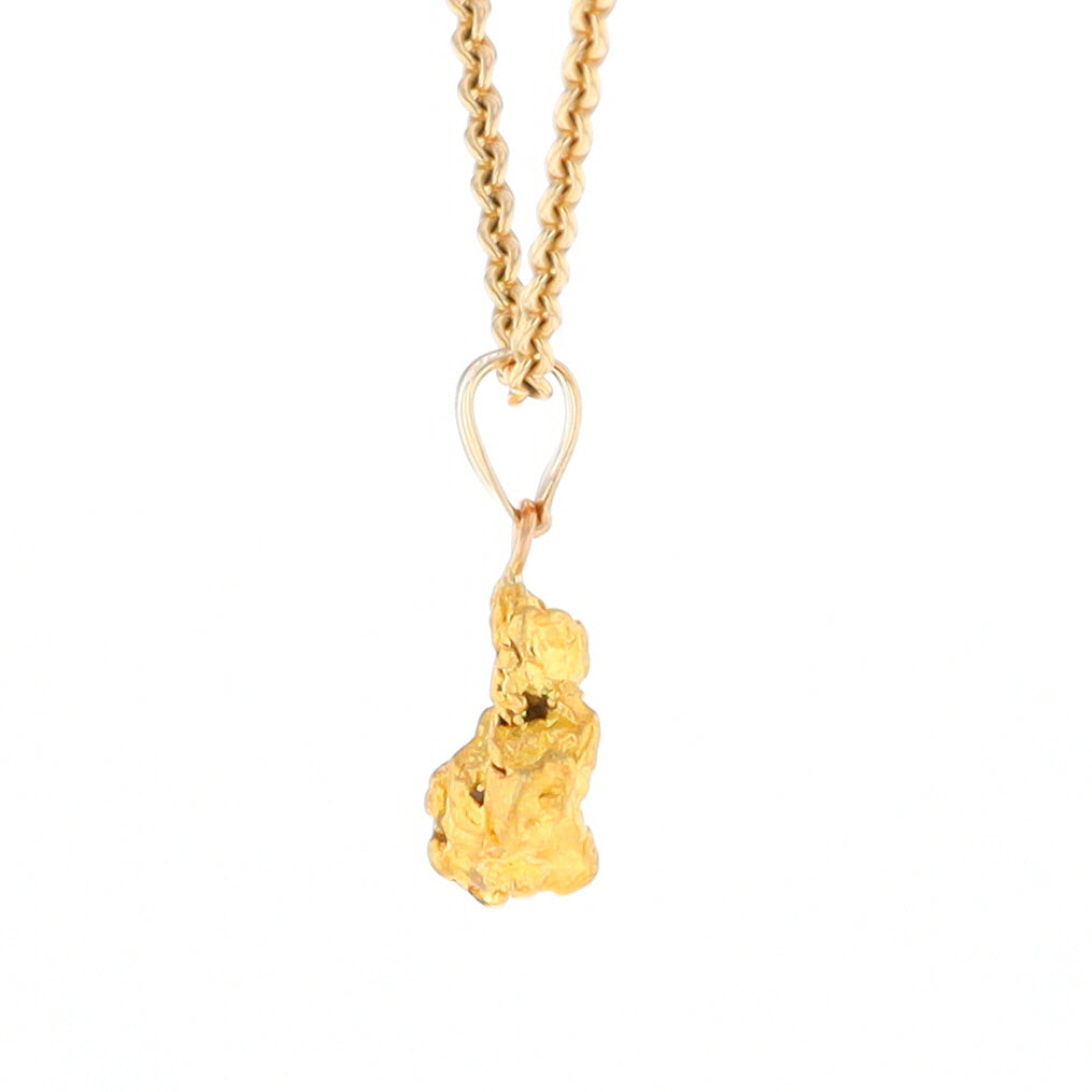 Natural Gold Nugget Pendant