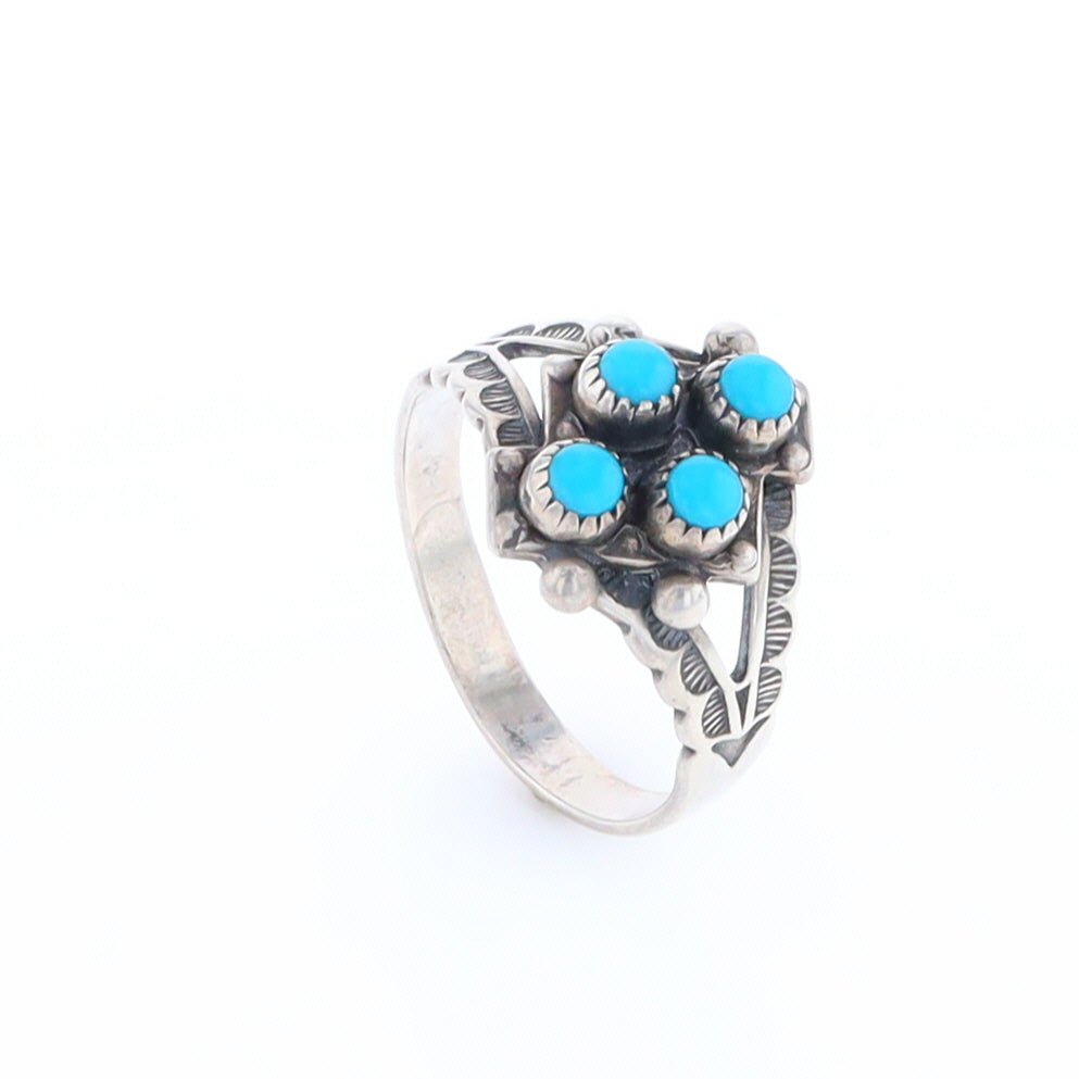 Native Four Stone Turquoise Ring