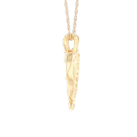 Black Hills Gold Open Heart Necklace