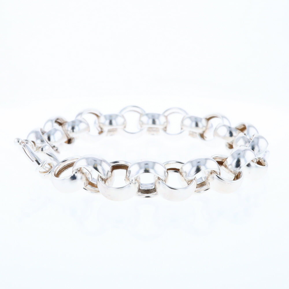 Silver Rolo Link Bracelet