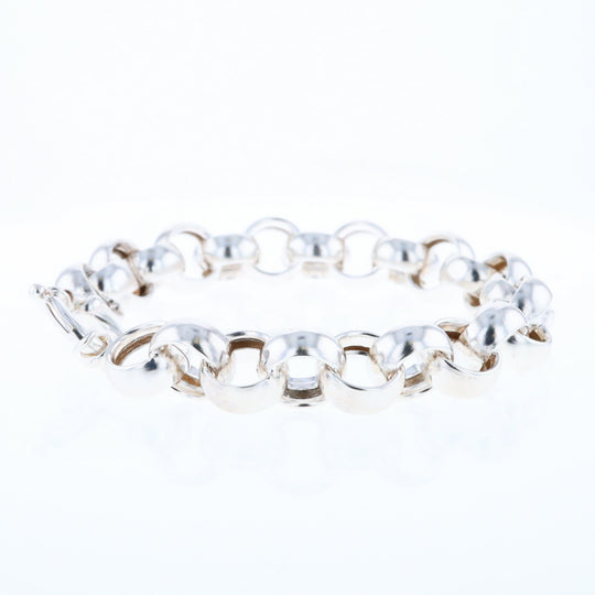 Silver Rolo Link Bracelet