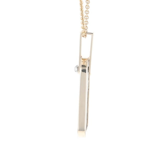 Meteorite Reversible Dog Tag Pendant