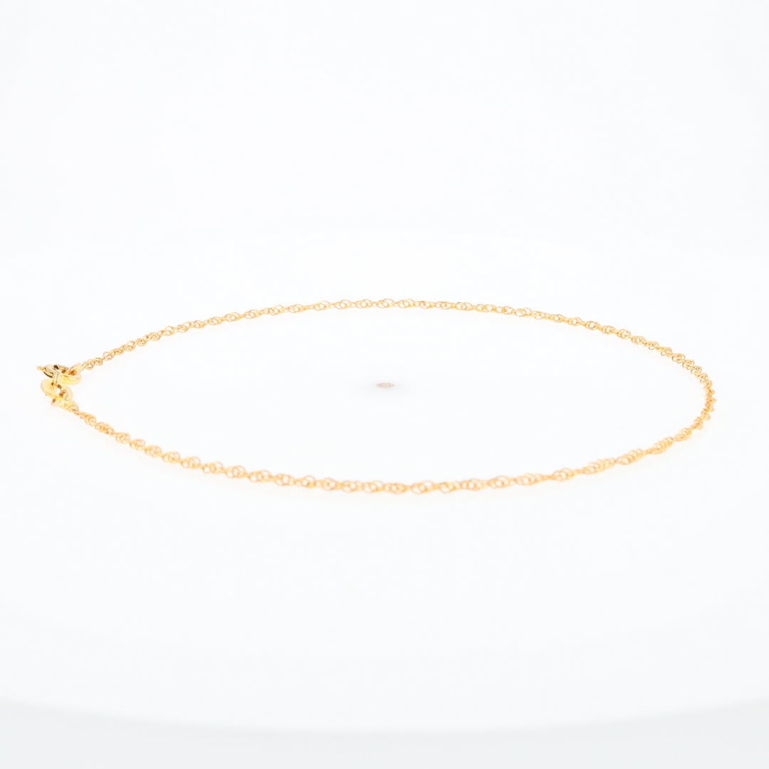 Gold Singapore Anklet