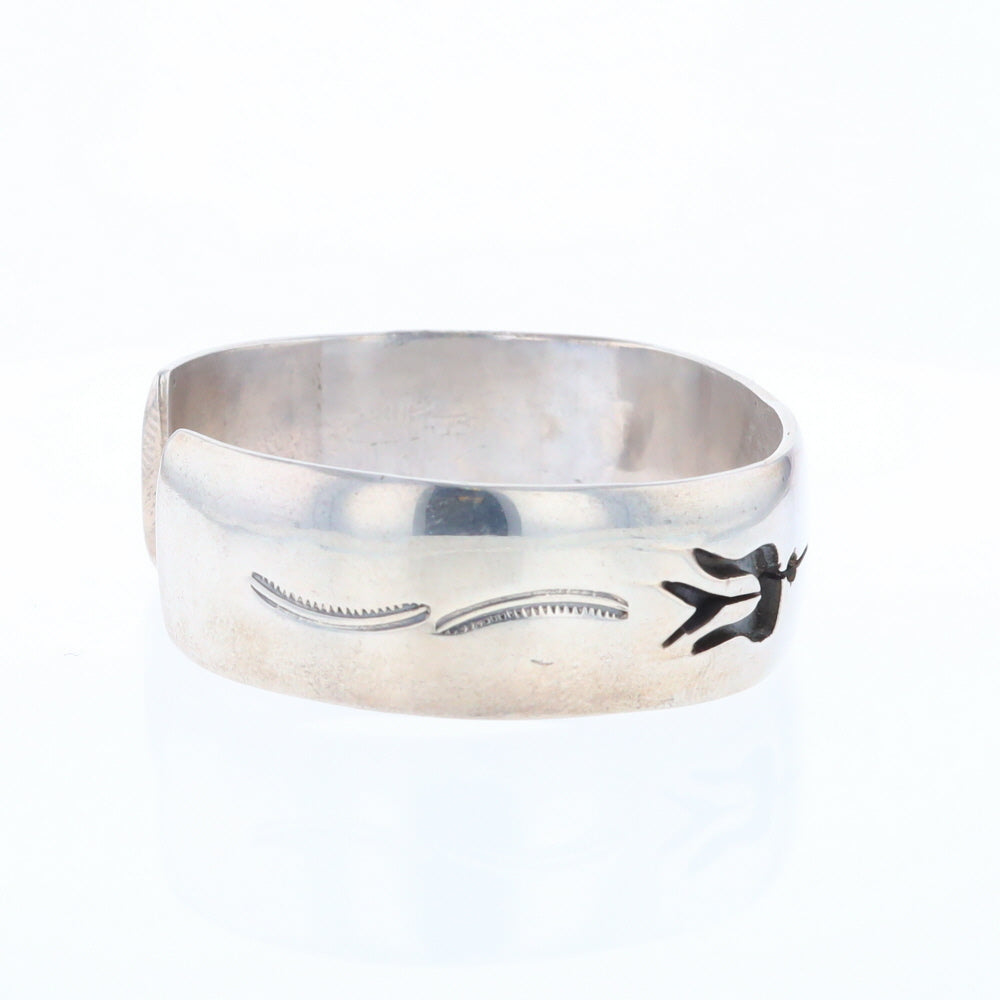 Native Silver Bird Cuff Bracelet