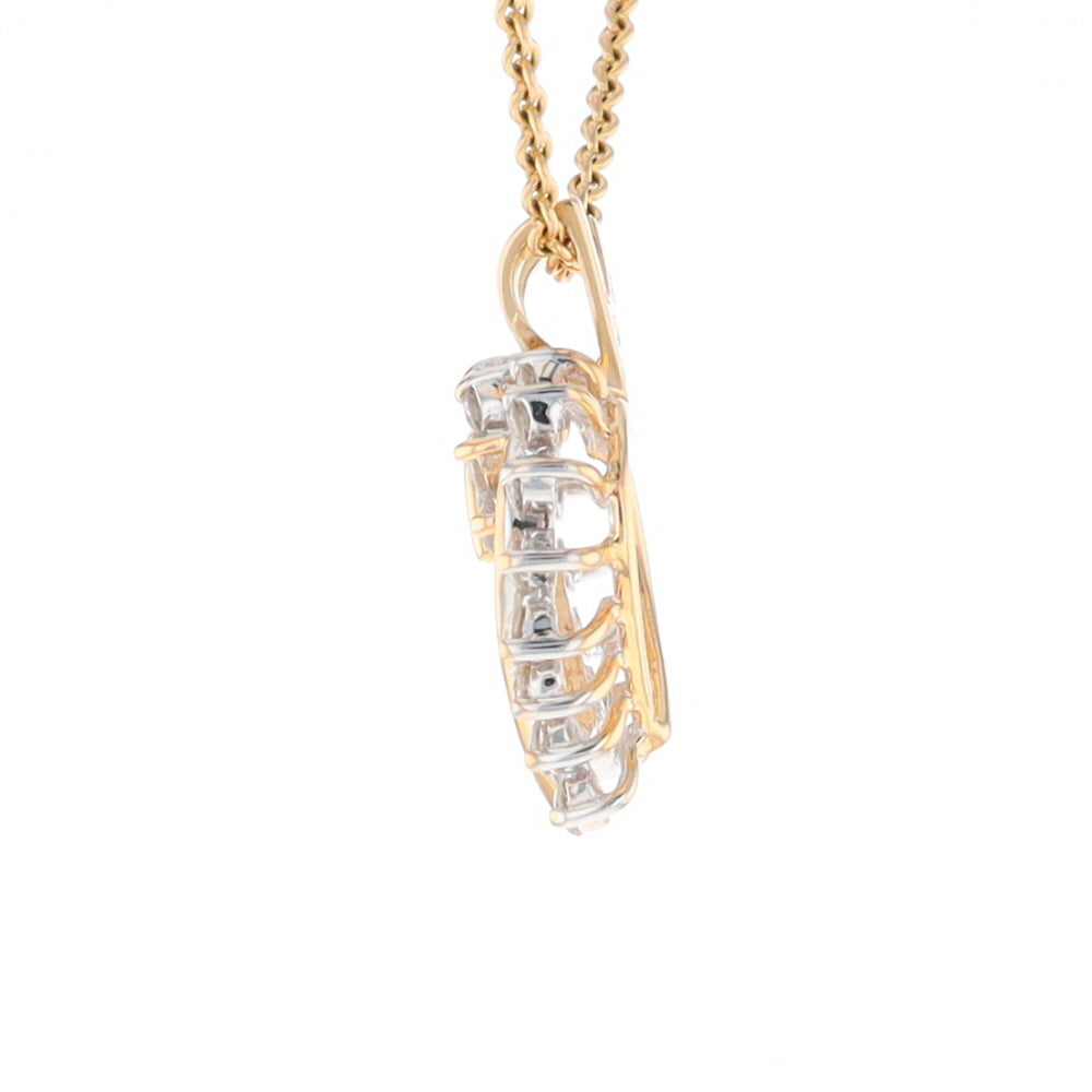 Open Heart Diamond Pendant