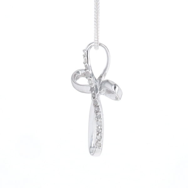 Open Loop Cross Necklace