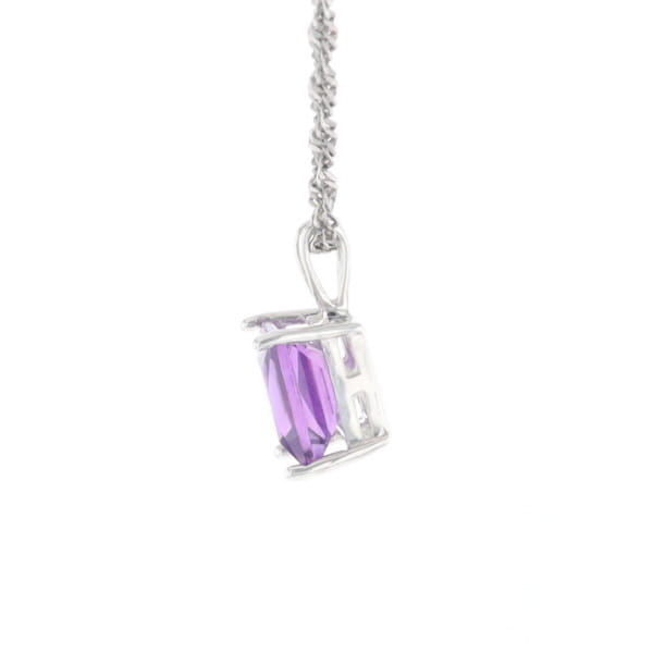 Amethyst Solitaire Pendant