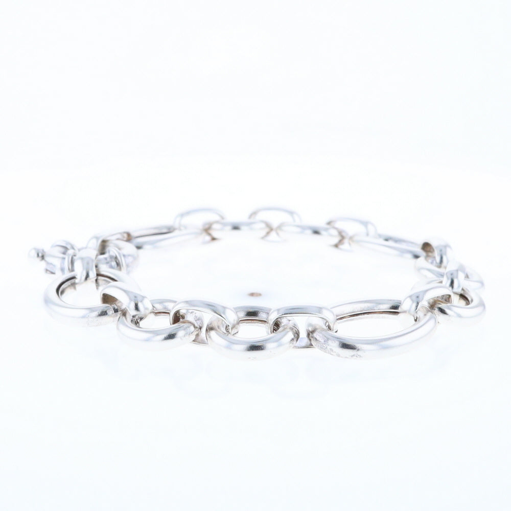 Sterling Silver Open Cable Link Bracelet