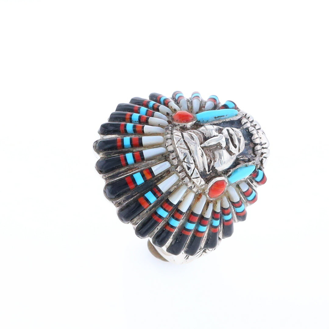 Native American Head Dress Ring