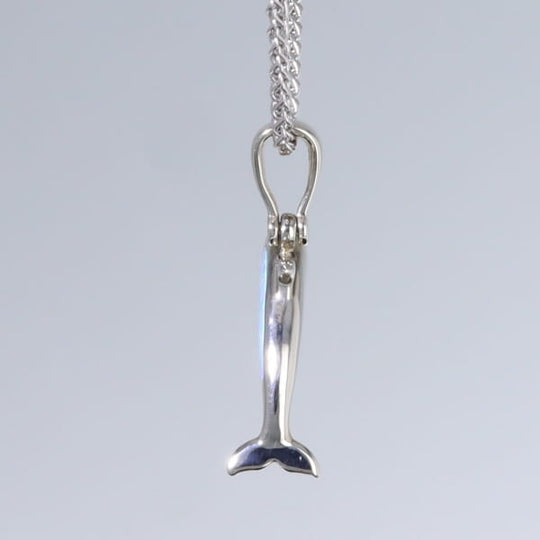 Opal Pendant Inlaid Sea Life Dolphin