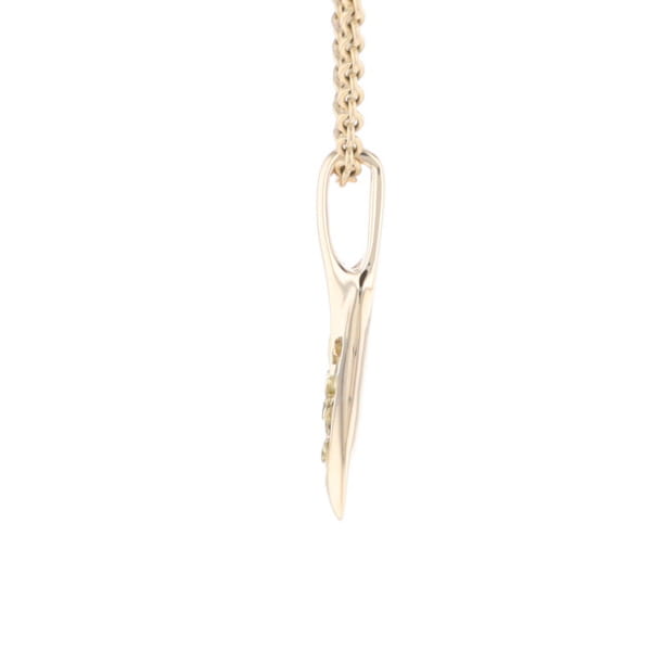 Whale Tail Natural Nuggets Double Inlaid Sea Life Pendant