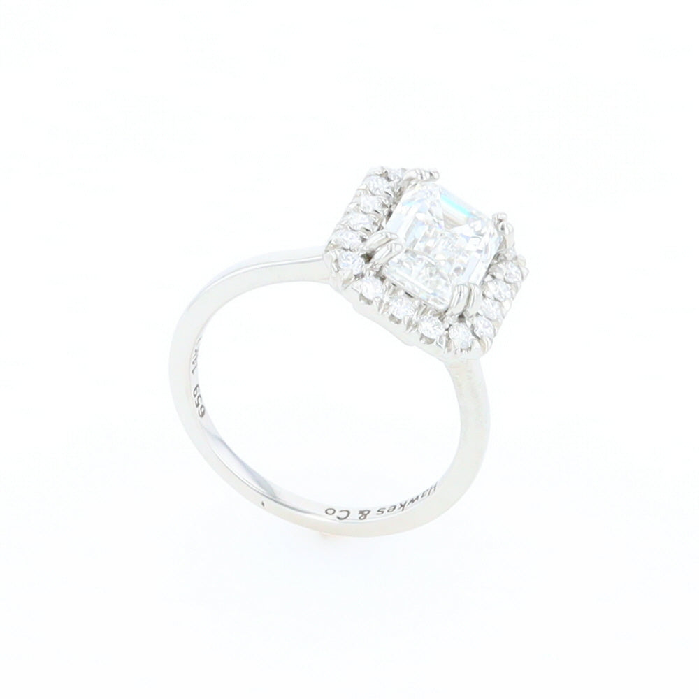 Emerald Cut Diamond Engagement Ring
