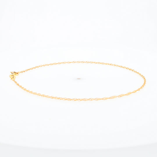 Gold Singapore Anklet