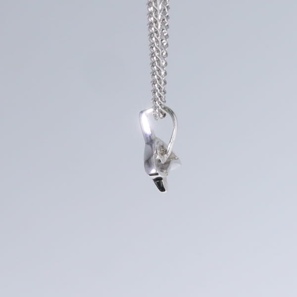 Opal Pendant Inlaid Realistic Orca Killer Whale Design