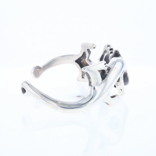 Sterling Silver Lizard Cuff Bracelet