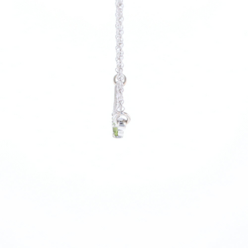 Peridot & Diamond Mother's Necklace