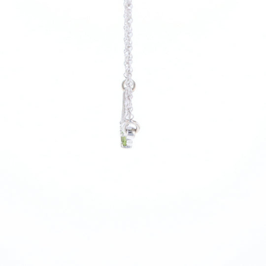 Peridot & Diamond Mother's Necklace