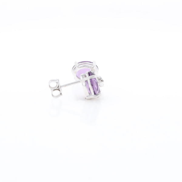 Amethyst Stud Earrings