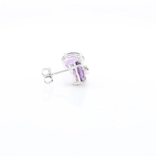 Amethyst Stud Earrings