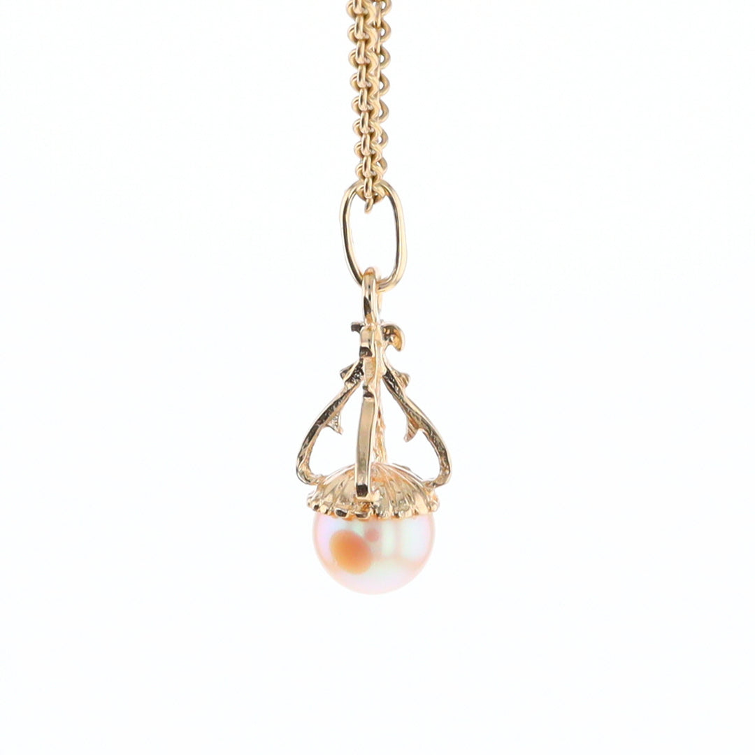 Swirl Chandelier Pearl Pendant