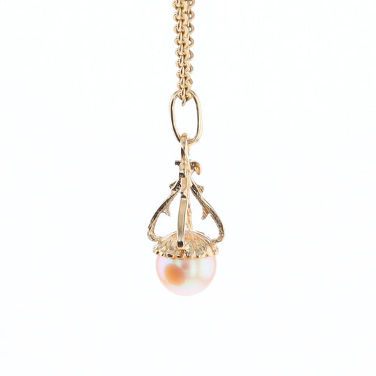 Swirl Chandelier Pearl Pendant