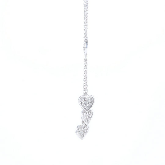 14K Triple Heart Necklace