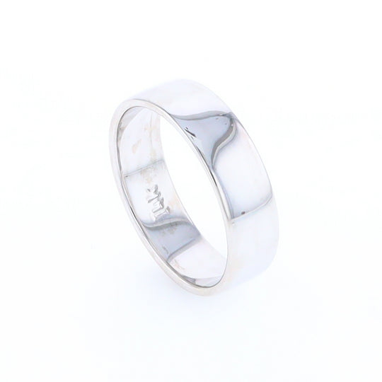 White Gold Wedding Band