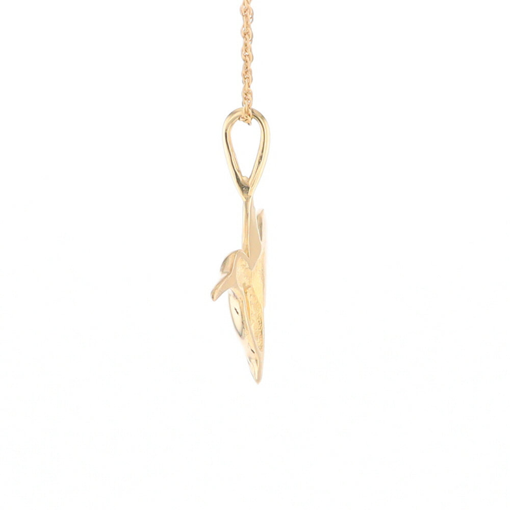 Gold Hummingbird Charm