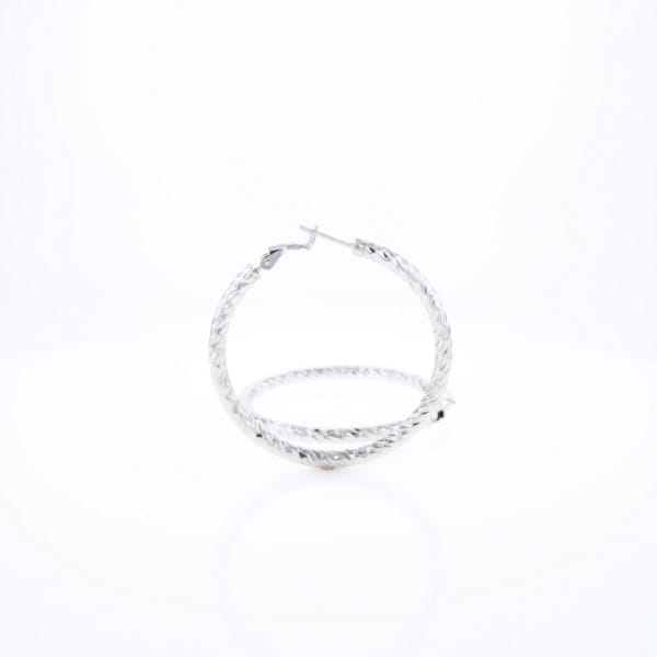 Diamond Cut Hoops